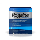 Rogaine for Men 5% Minoxidil Solution for Hair Regrowth (3 Packets)
