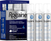 Rogaine for Men 5% Minoxidil Foam, Odor-Free (3 Packs)