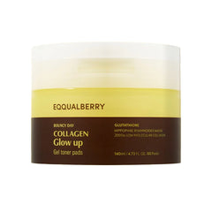 ايكوال بيري مسحات تونر جل بالكولاجين والجلوتاثيون لإشراقة البشرة (60 وسادة / 140مل)