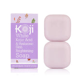 Koji White Skin Lightening Soap with Kojic Acid and Hyaluronic Acid (80g x 2)