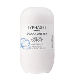 Byphasse Roll-on Deodorant 48 Hour Cotton Flower Scent (50ml)
