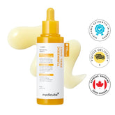 ميديكيوب أمبول تقشير وتفتيح لطيف بالكوجيك أسيد والكركم (80مل)