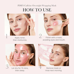 Medicube PDRN Pink Caffeine Overnight Wrapping Mask 75g