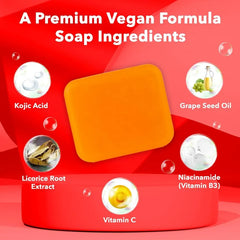 Koji White صابون كوجيك أسيد لإزالة البقع الداكنة(100جم*2)