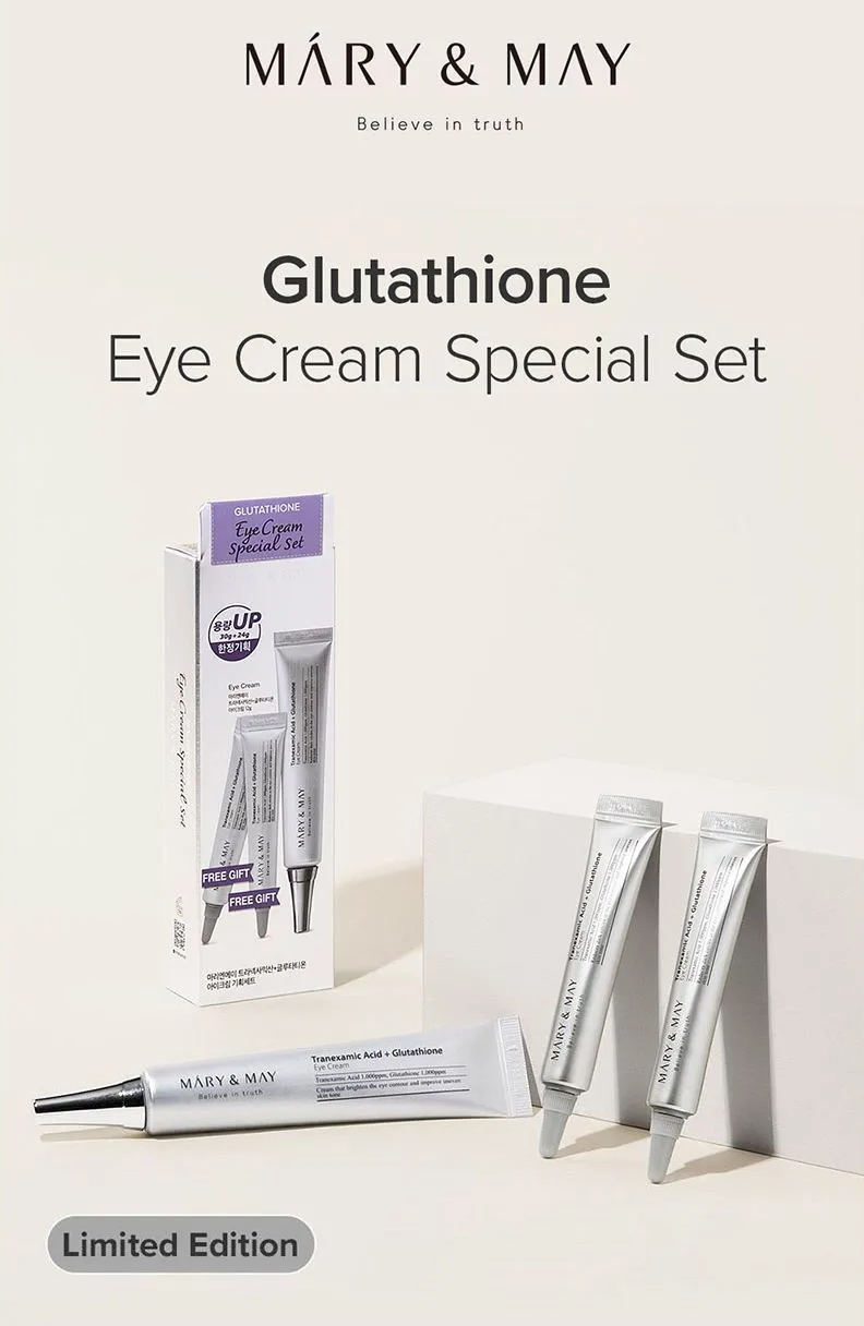 Mary&May Glutathione Eye Cream Kit Cuddluxe Mary&May Glutathione Eye Cream Kit Cuddluxe