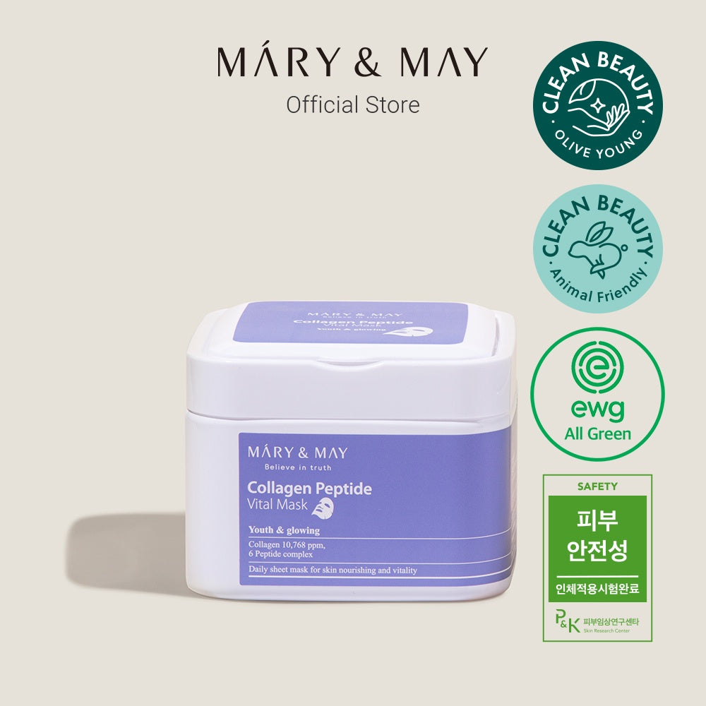 Mary&May Bio-Collagen Peptide Mask (30 Masks)