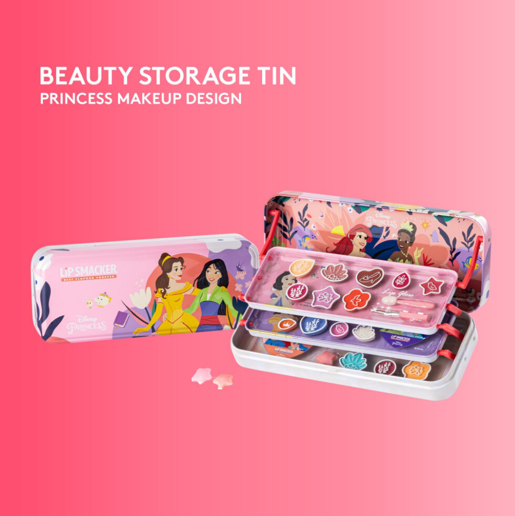 Lip Smacker 3-Tier Makeup Set Disney Princess for Kids