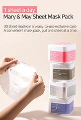 Mary& May Hyaluronic Panthenol Moisturizing Mask (30 Masks)