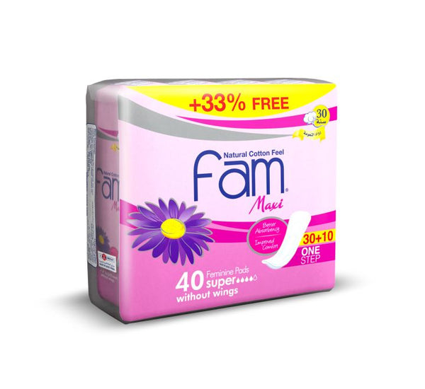 Buy FAM FEMININE PADS SUPER WITHOUT WINGS X30 Online