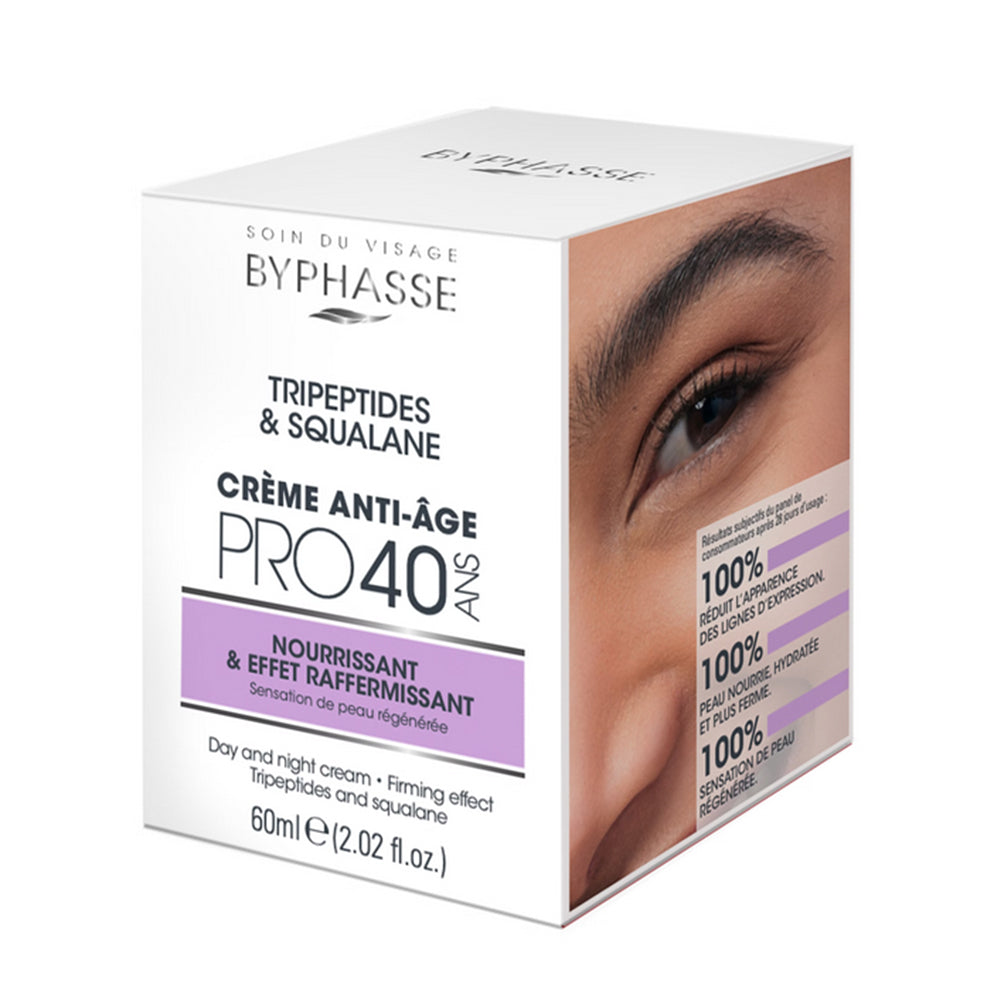 Byphasse كريم مضاد للشيخوخة وشد البشرة PRO 40 (60مل)