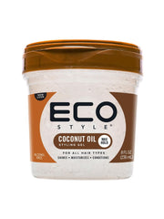 Eco Styling Gel with Coconut Oil for Strong Hold, Moisturization and Natural Shine (473ml)