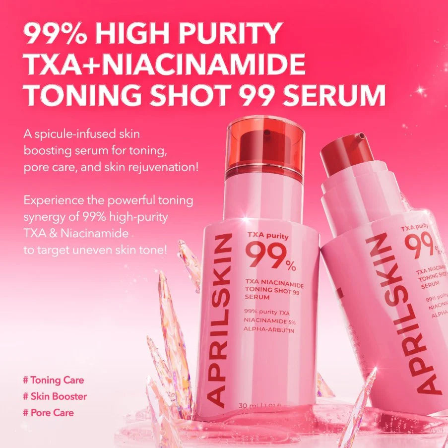 April Skin Toning Shot TXA & Niacinamide 99% Serum (30ml) – Cuddluxe