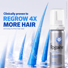 Rogaine for Men 5% Minoxidil Foam, Odor-Free (3 Packs)