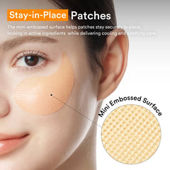 Abib Glutathione and Kojic Acid Eye Patches for Brightening Eye Area (60 Pieces)