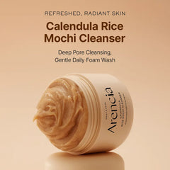  Arencia Rice Calendula Moshi Texture Wash for Sensitive Skin (120g)