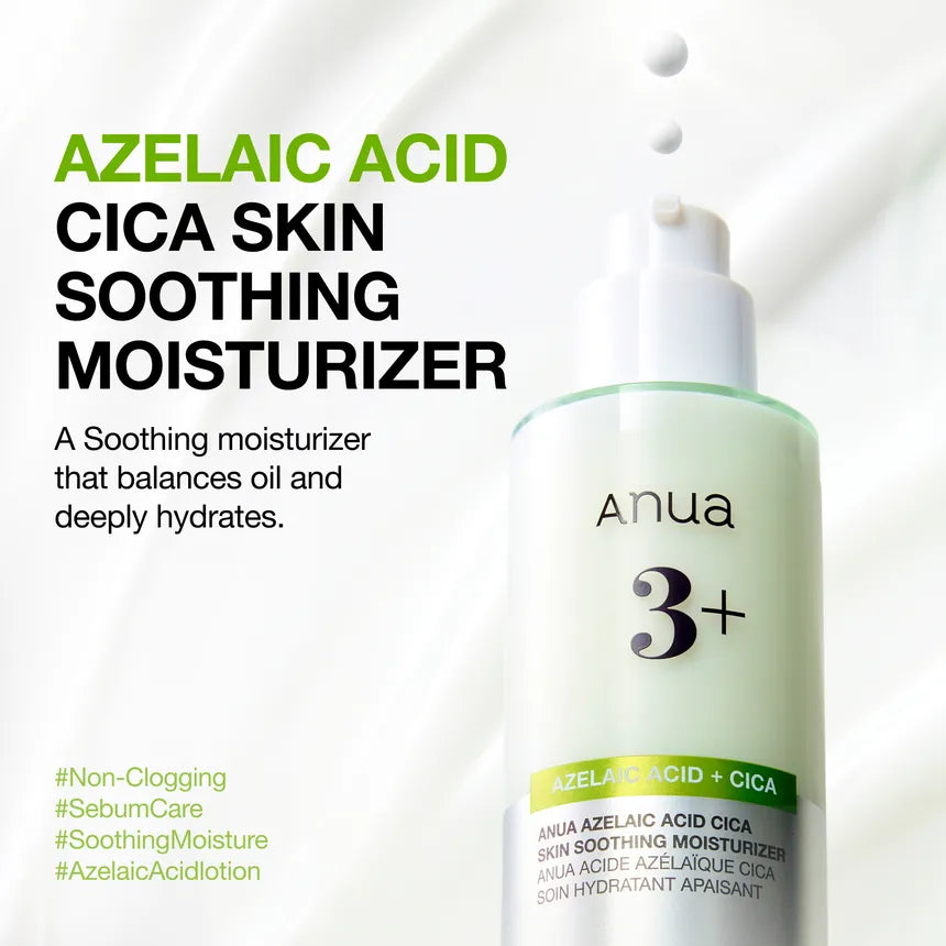 Anua Azelaic Acid Cica Skin Soothing Moisturizer(100ml)