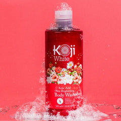 Koji White Kojic Acid Whitening Body Wash (230ml)