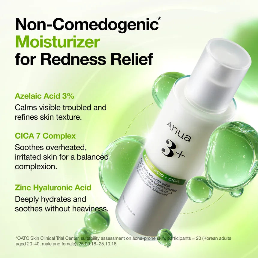 Anua Azelaic Acid Cica Skin Soothing Moisturizer(100ml)