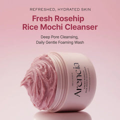  Arencia Rice & Rosehip Moshi Moisture Skin Hydrating & Soothing Wash (120g)
