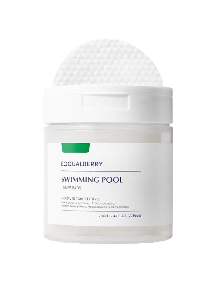 EqqualBerry Toner Pads for Exfoliation and Hydration (70 pieces) 