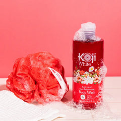 Koji White Kojic Acid Whitening Body Wash (230ml)