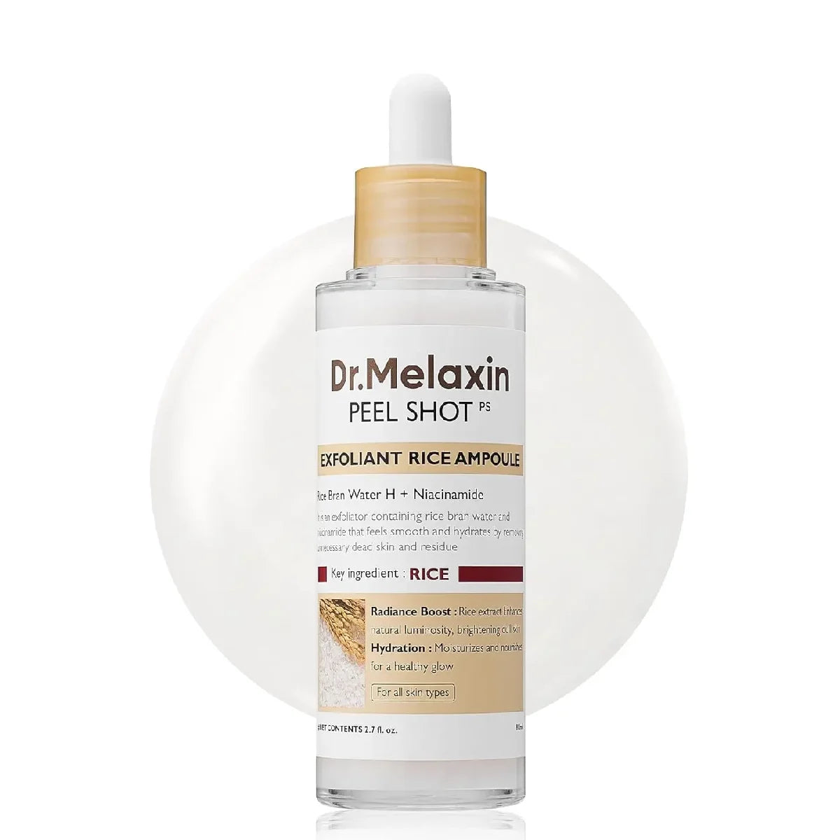 Dr. Melaxin Rice Lightening and Peeling Ampoule (80ml)