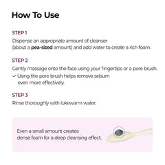 Dr. Melaxin Black Rice Cleansing Foam for Pore Cleansing and Brightening (100ml)