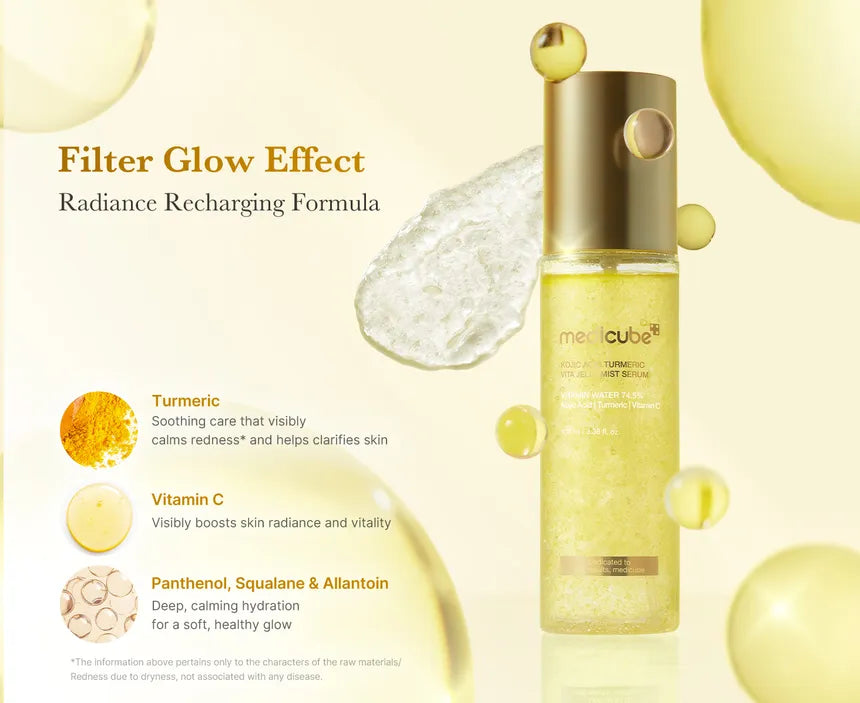 Medicube Serum Mist for Instant Radiance and Natural Brightening (100ml)