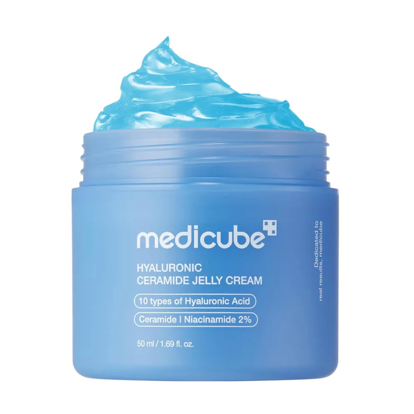 Medicube Hyaluronic Ceramide Jelly Cream for Hydration and Skin Barrier Support (50ml)