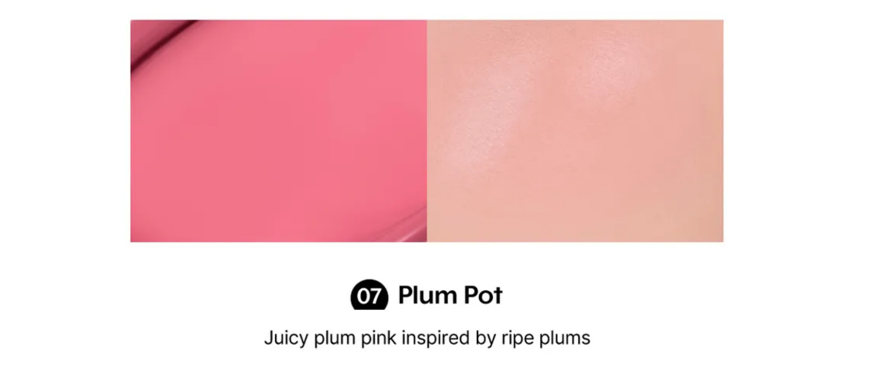 nuse بلاشر نيوز السائل بلمعة طبيعية(135جم) رقم 7Plum Pot