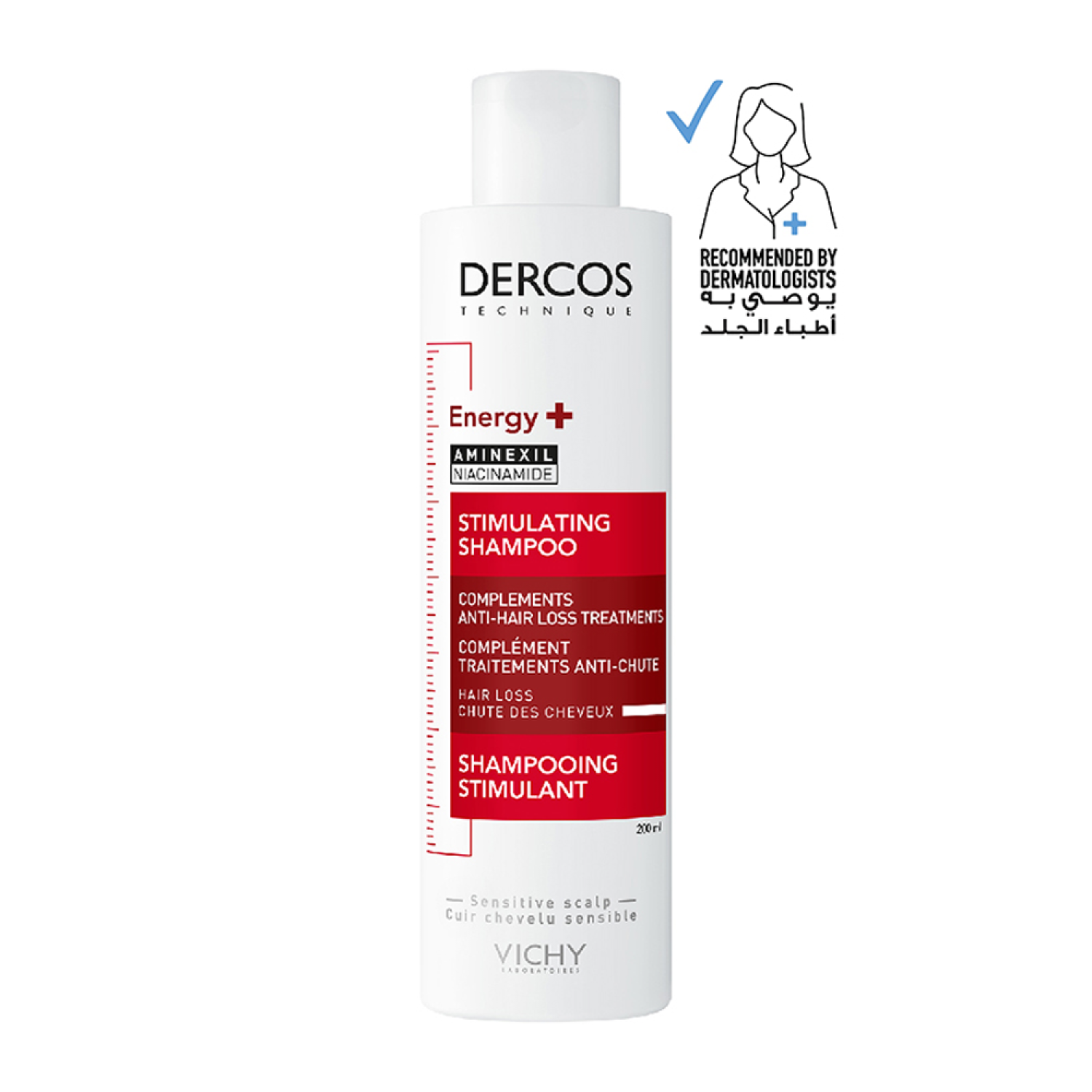 Vichy Dercos Energizing Shampoo for Hair Loss (200ml)