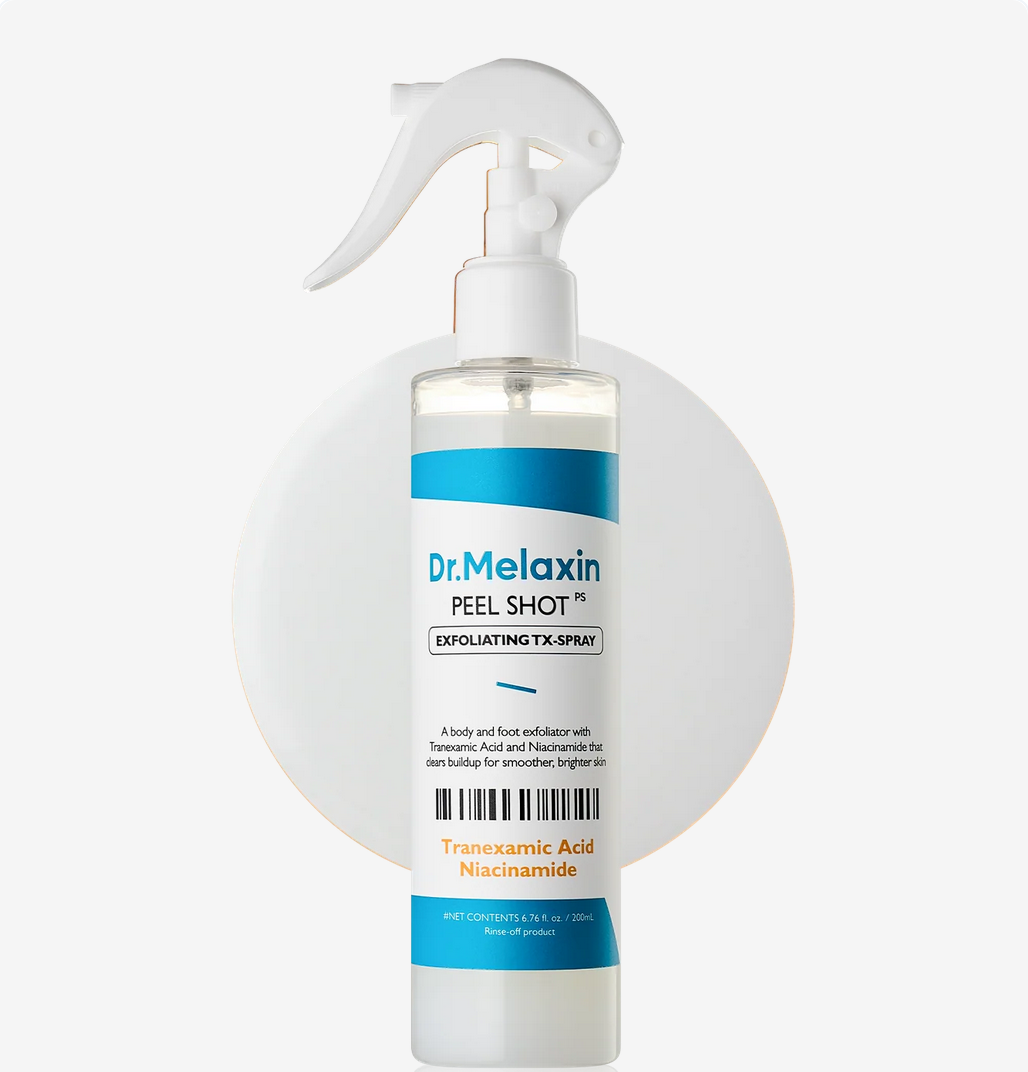 دكتور ميلاكسين بخاخ تقشير TX لتفتيح الجسم وتوحيد اللون وإزالة الجلد الميت بسهولة(200مل)