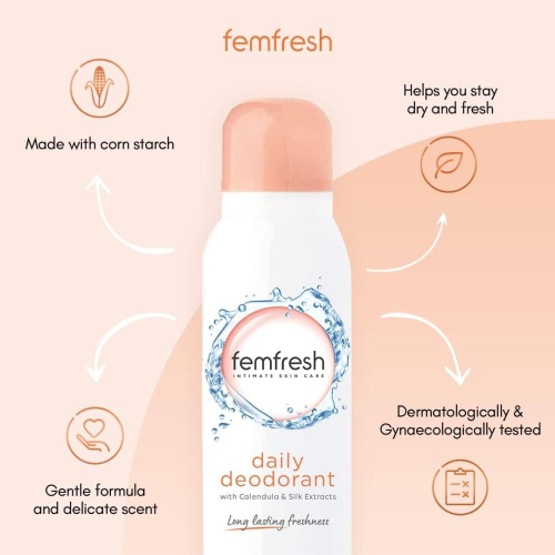 Femfresh Intimate Deodorant Spray (125ml) – Cuddluxe