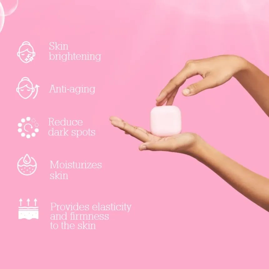 Koji White Skin Lightening Soap with Kojic Acid and Collagen (80g x 2)