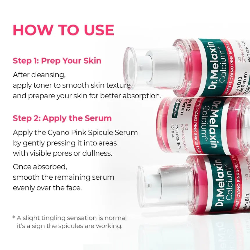 Dr. Melaxin Speculum Pink Serum with Vitamin B12 (30ml)