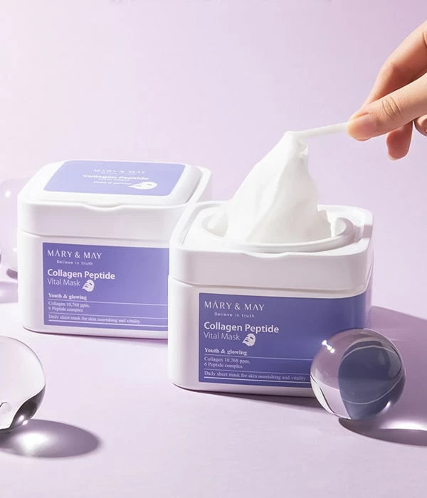 Mary&May Bio-Collagen Peptide Mask (30 Masks)