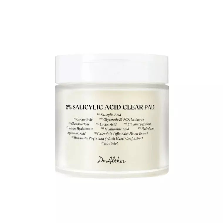 دكتور الثيا مسحات تنظيف وتقشير بحمض الساليسيليك 2%(60 قطعة)