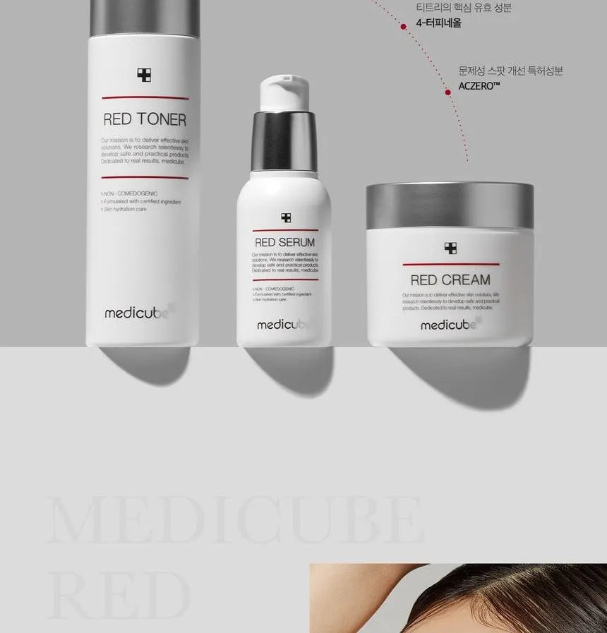Medicube Red Toner – Purifying and Sebum-Control Toner for Sensitive and Acne-Prone Skin (100ml)