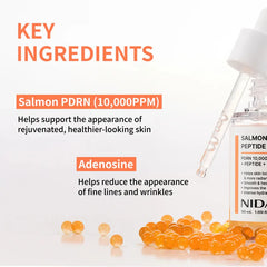 NIDA Salmon and Peptide Serum for Skin Renewal and Radiance (50ml)