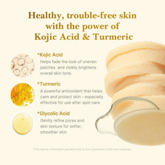 Medicube Kojic Acid and Turmeric Patches for Skin Lightening and Soothing (70 pieces)