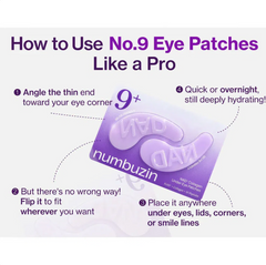  Numbuzin 3-Day Eye Care Set (3 Eye Creams + 3 Patches)