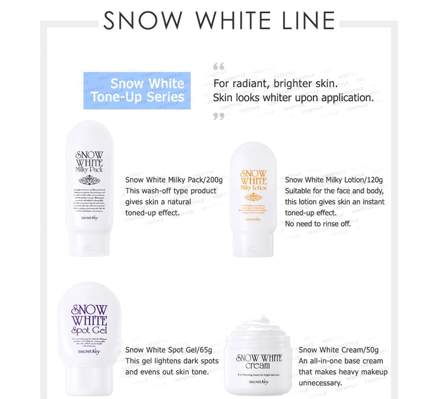 Snow White Dark Spot Treatment Cream (50g) from Secret Key