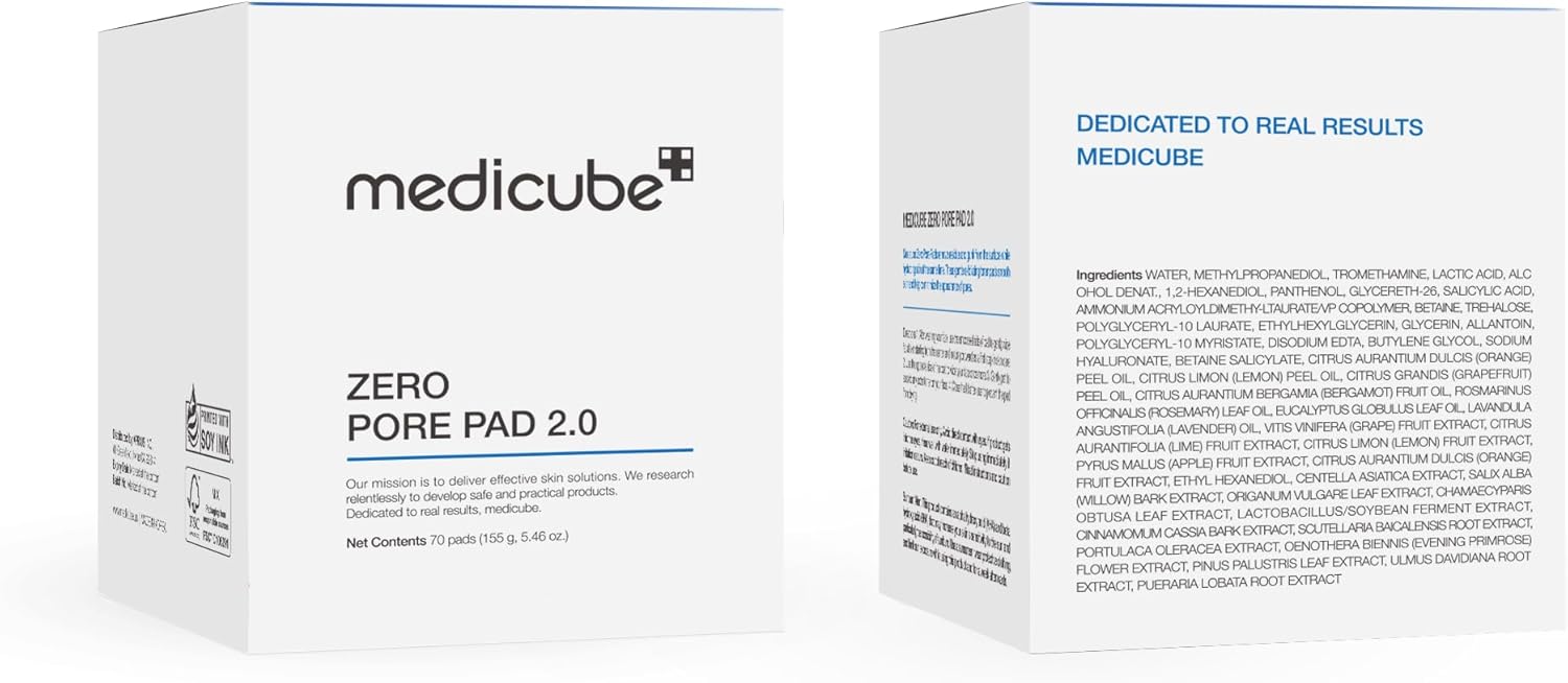 Medicube Zero Pore Pads – Clarifying, Sebum-Control, Pore-Tightening, and Soothing (70 Pads)