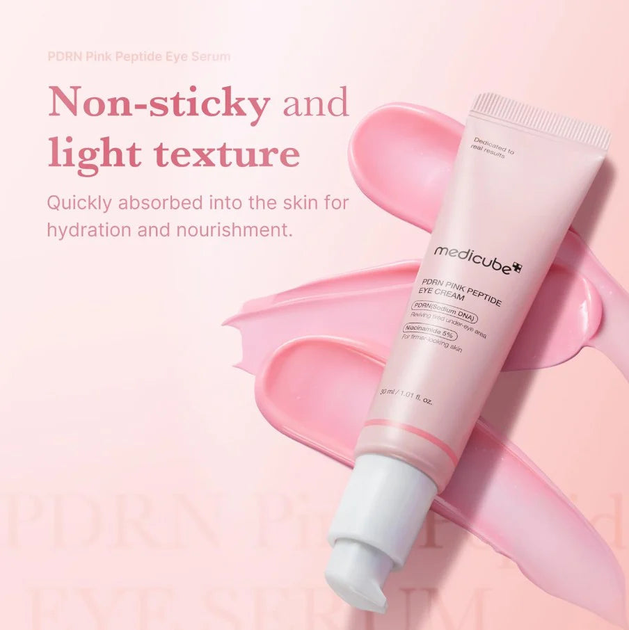 MediCube Pink Eye Cream with Peptide and Salmon (30ml)