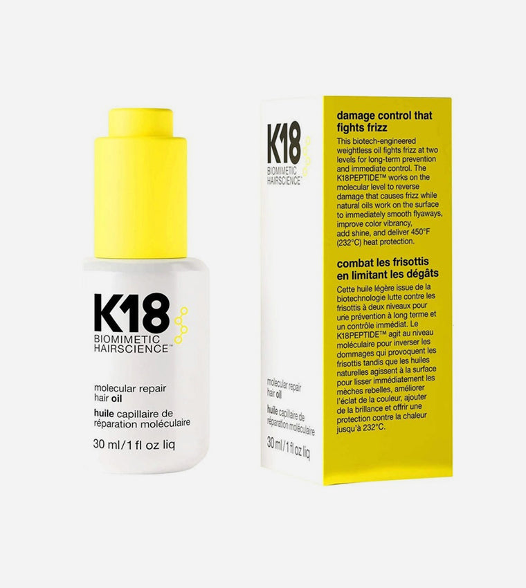 K18  زيت إصلاح الشعر مع حماية من الحرارة(30مل)