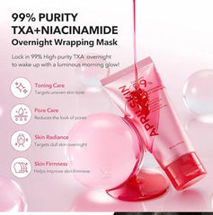 April Skin Nourishing Overnight Mask TXA & Niacinamide 99% (80ml)