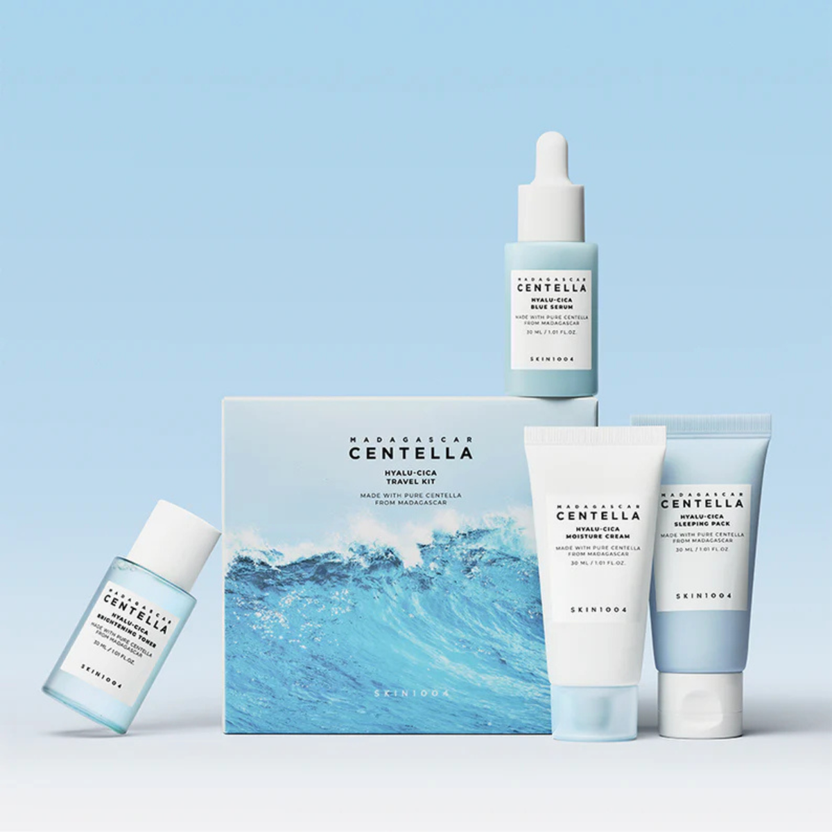 Centella Skin 1004 Soothing and Moisturizing Travel Kit
