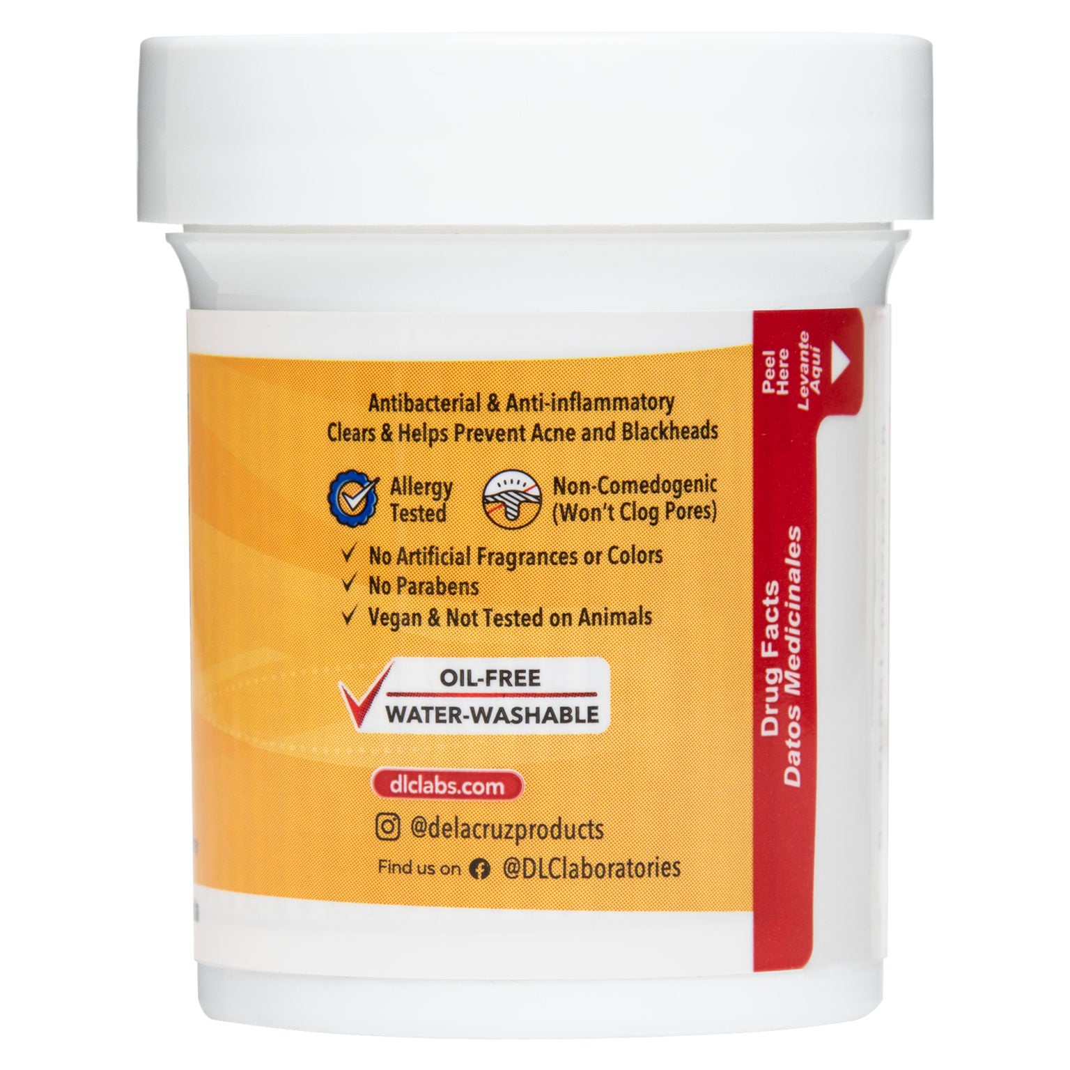 De La Cruz 10% Sulfur Acne Treatment Ointment for Drying and Deep Cleansing (73.7g)