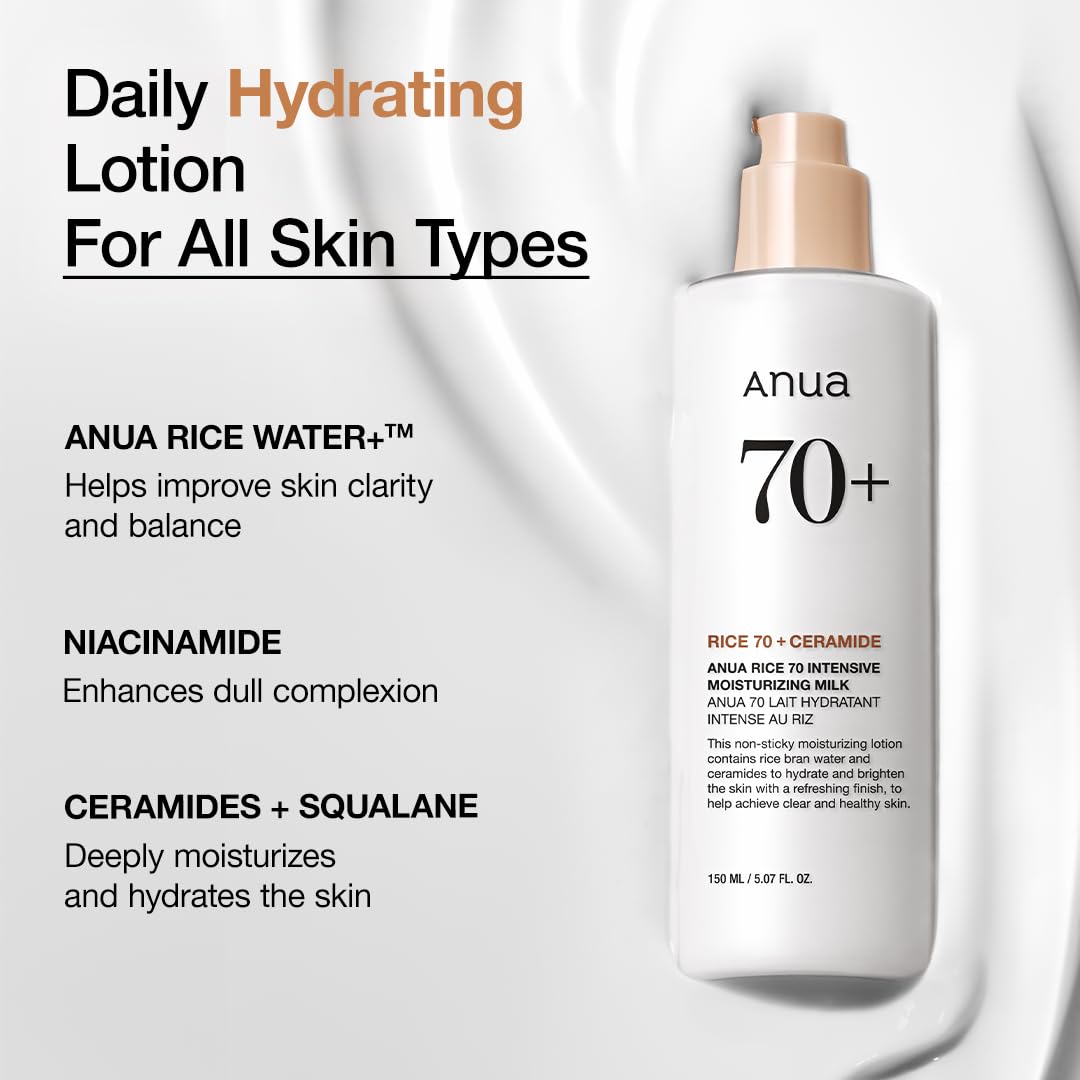 Anua Rice 7 Serum with Ceramides - To improve skin elasticity and lighten (50ml)