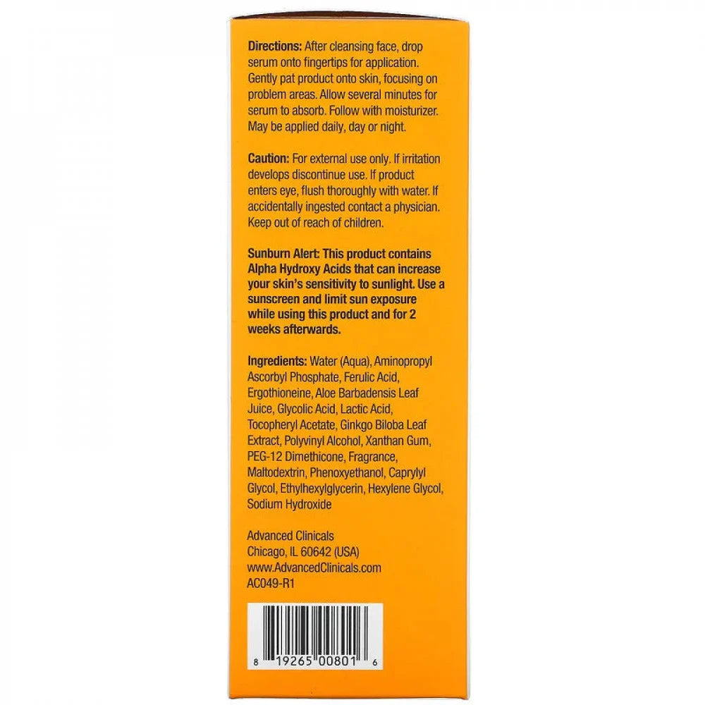 Advanced Clinicals Vitamin C Anti-Aging Serum (52 ml)